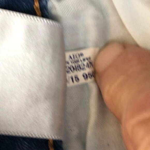 American Eagle Outfitters Womens Jeans Size 00 Blue Denim Distressed Jeggings - Picture 9 of 13